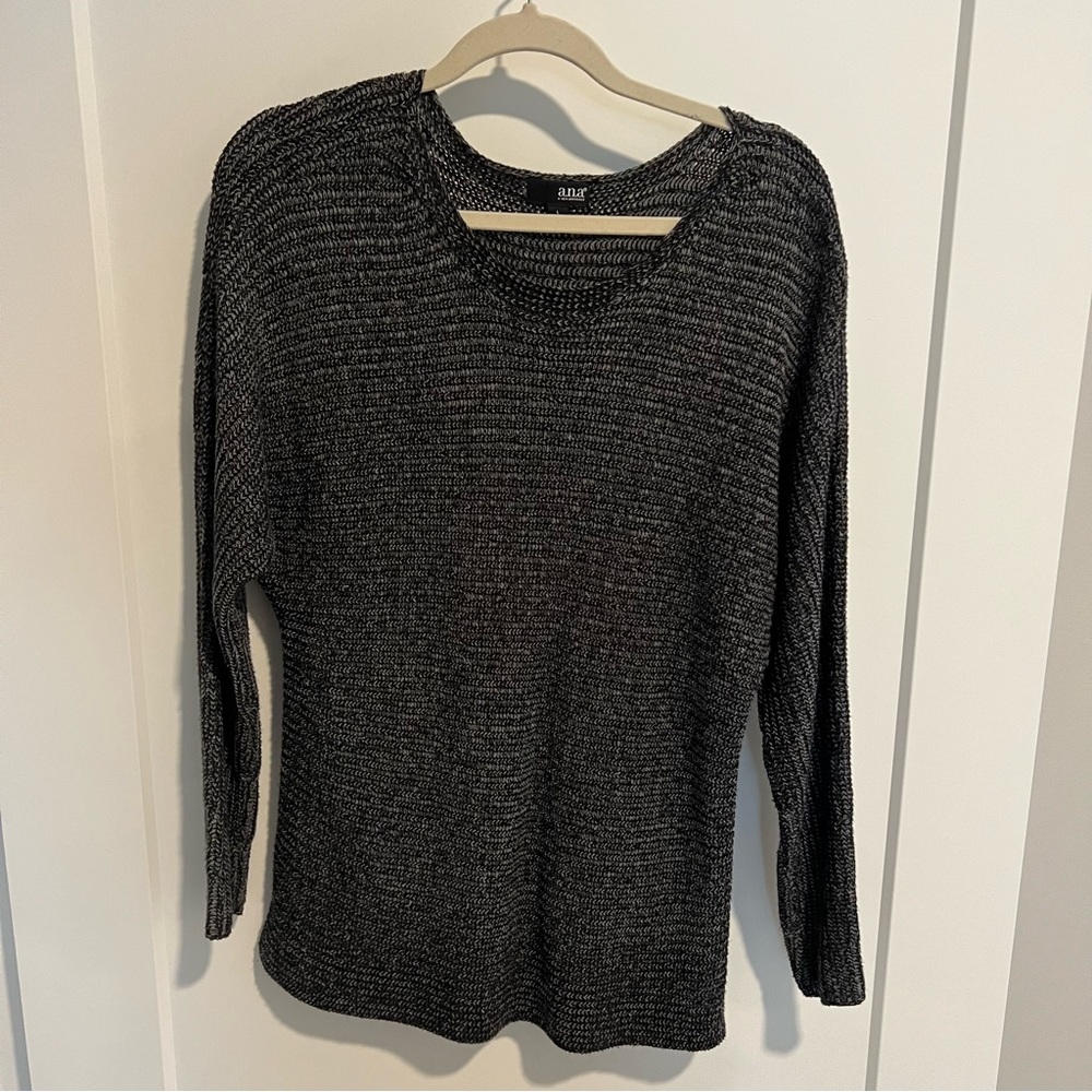Ana Gray Crewneck Sweater